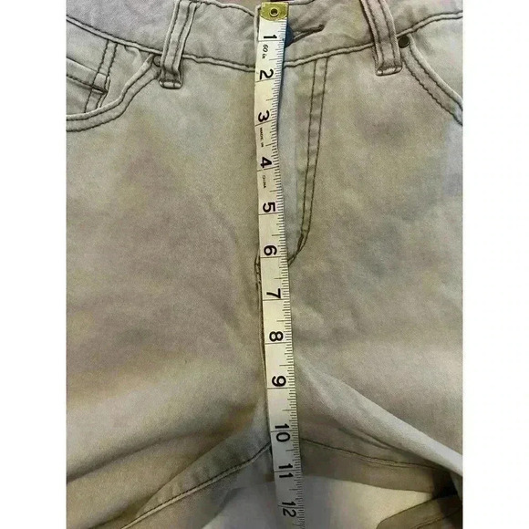 Jag Jeans Stretch Capris Tan Khaki Women’s Size 8 Ankle Cropped Cuffed - Picture 7 of 9